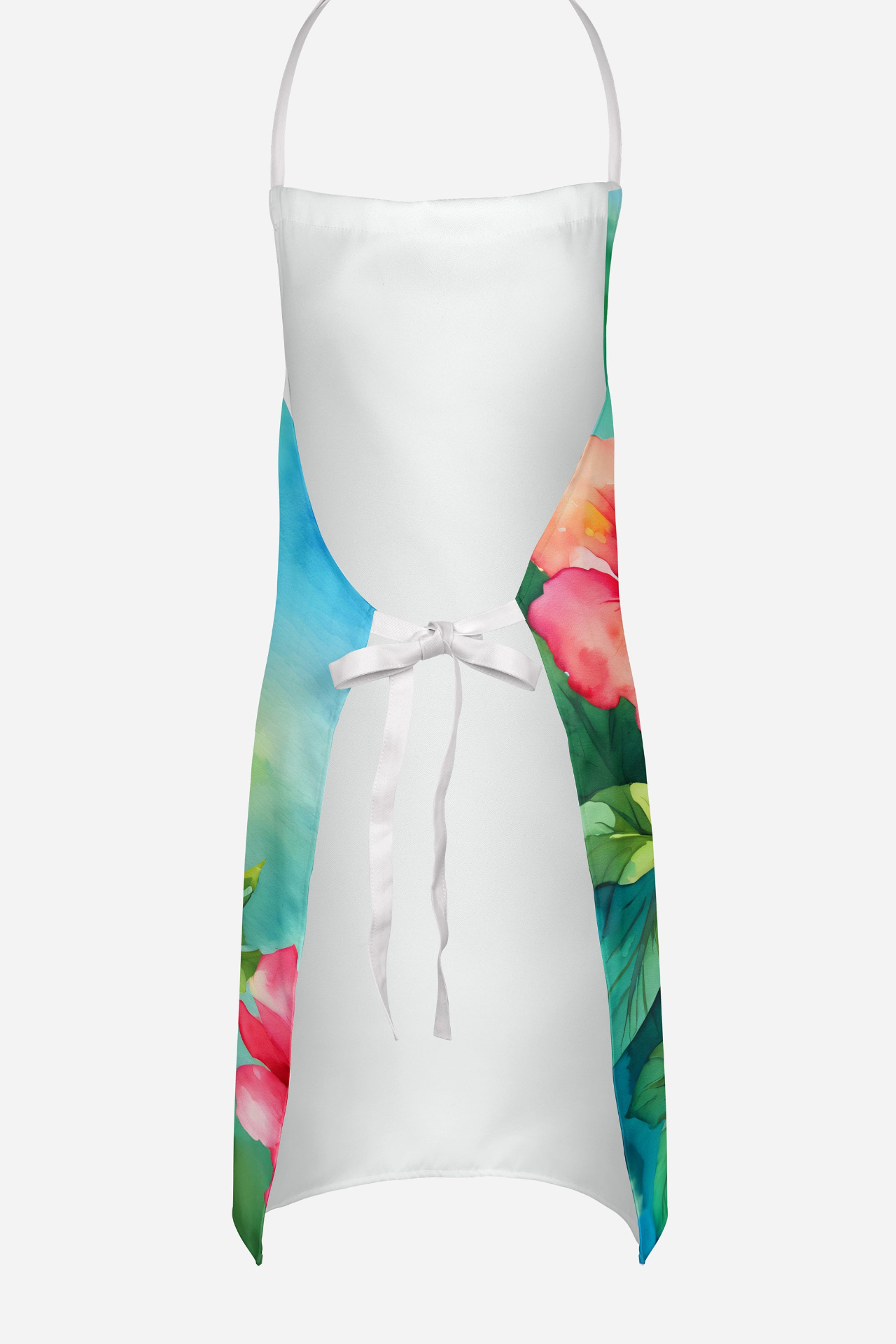 Hawaii Hawaiian Hibiscus in Watercolor Apron