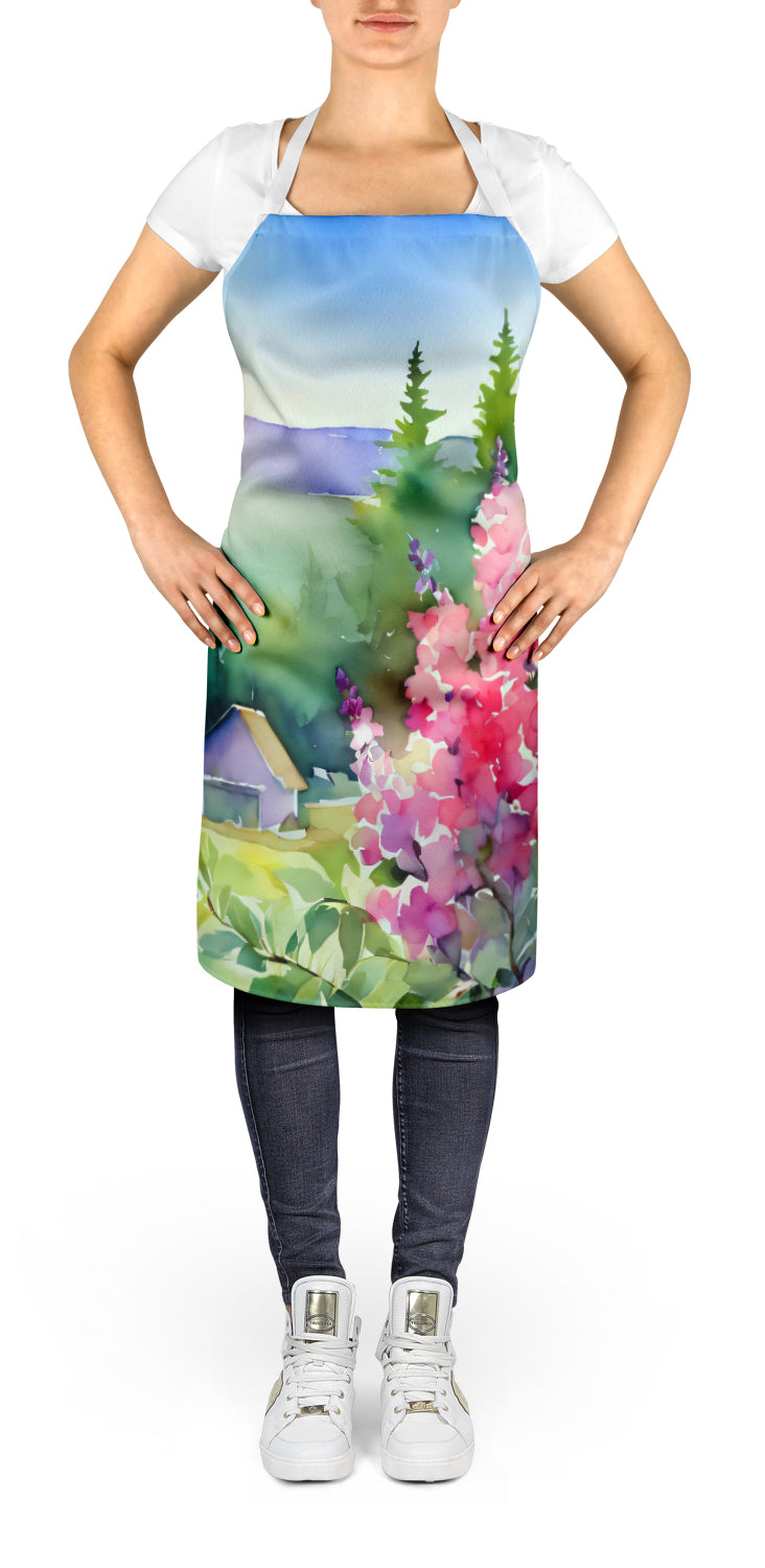 Idaho Syringa in Watercolor Apron