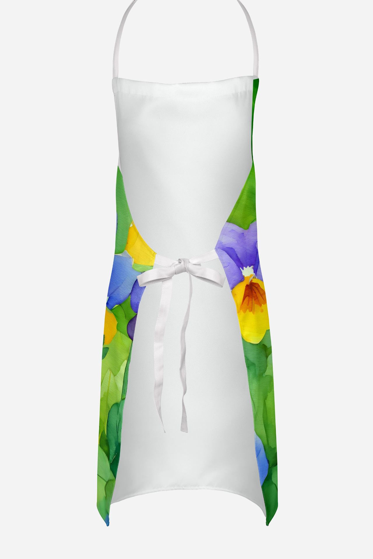 Illinois Violet in Watercolor Apron