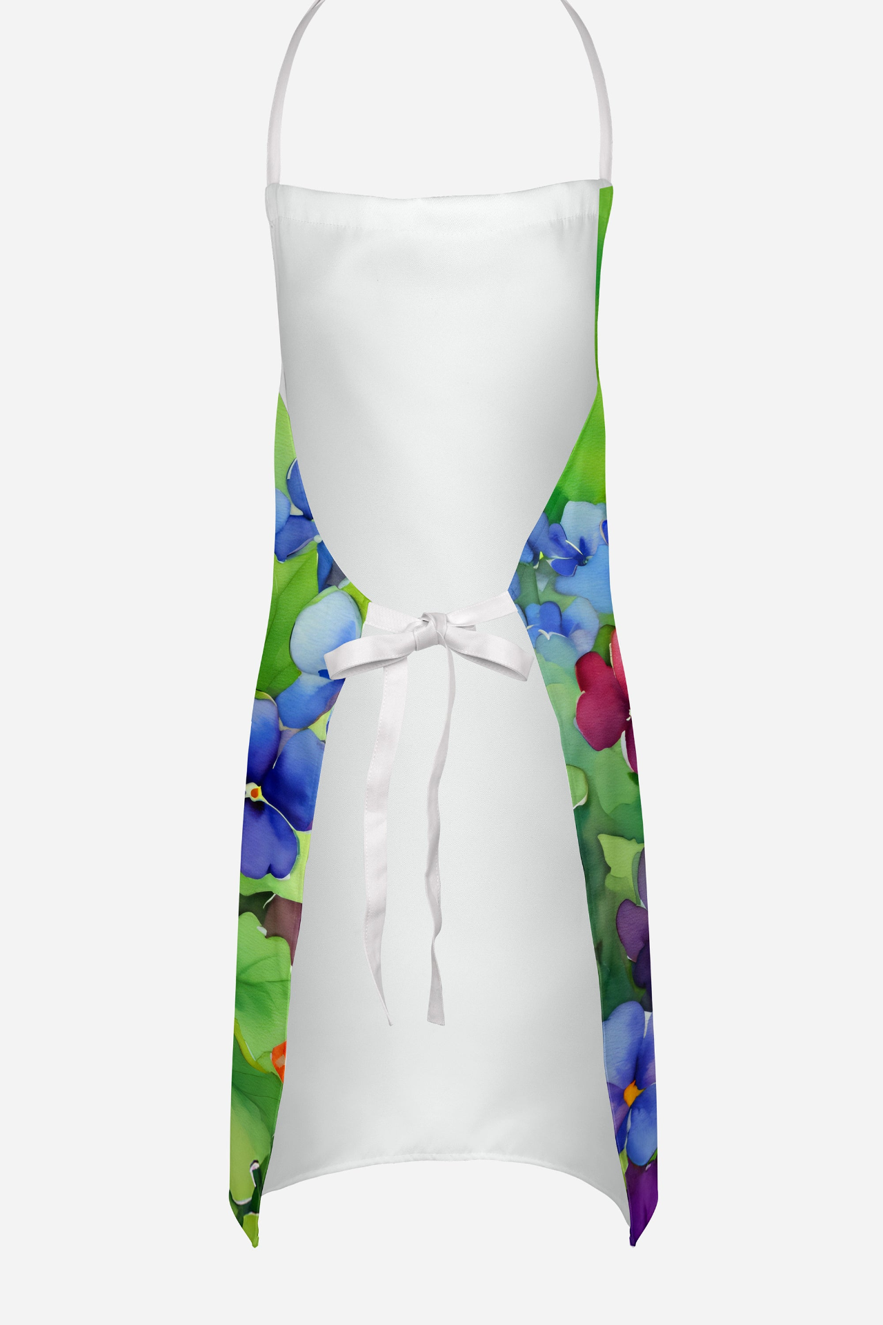 Illinois Violet in Watercolor Apron