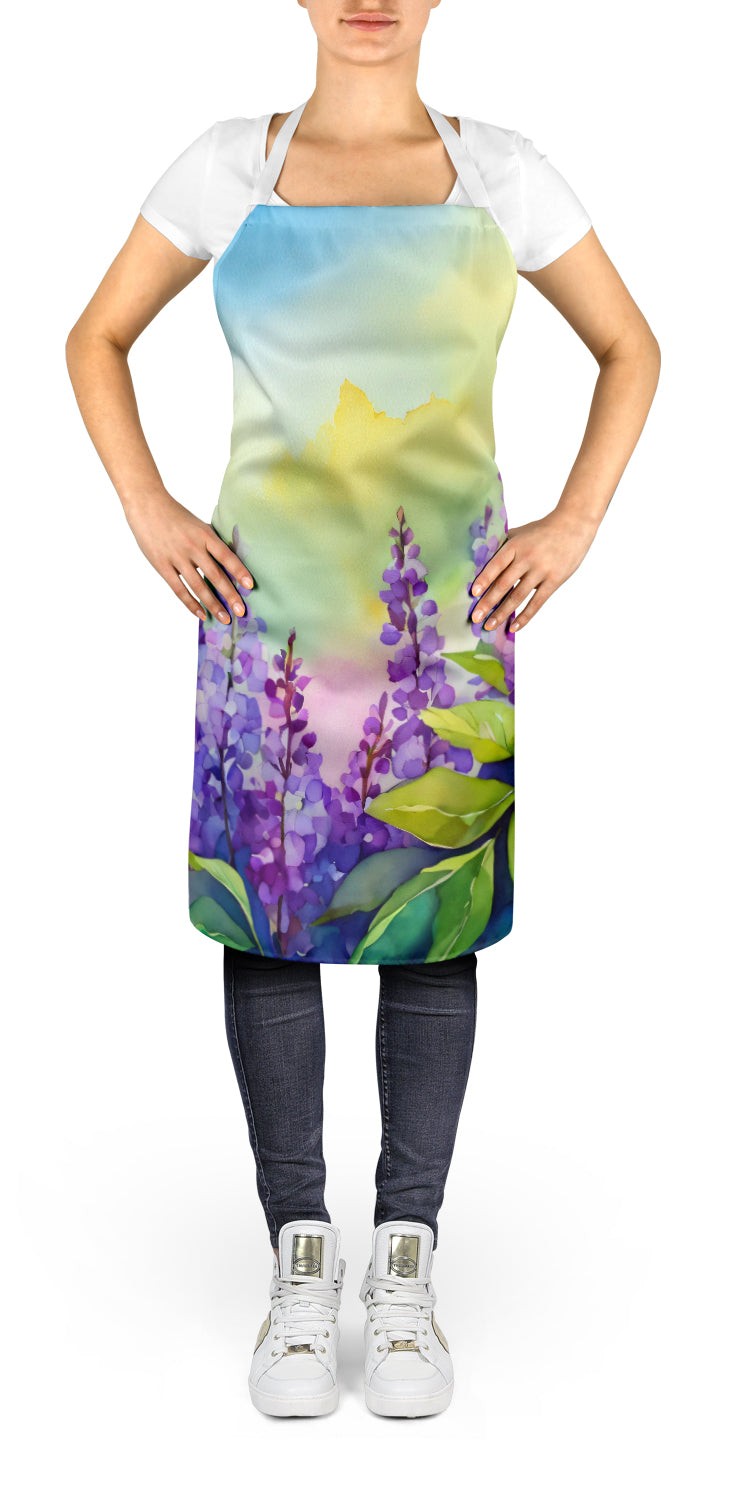 Idaho Syringa in Watercolor Apron