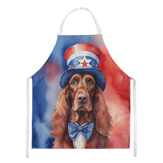 Irish Setter Patriotic American Apron