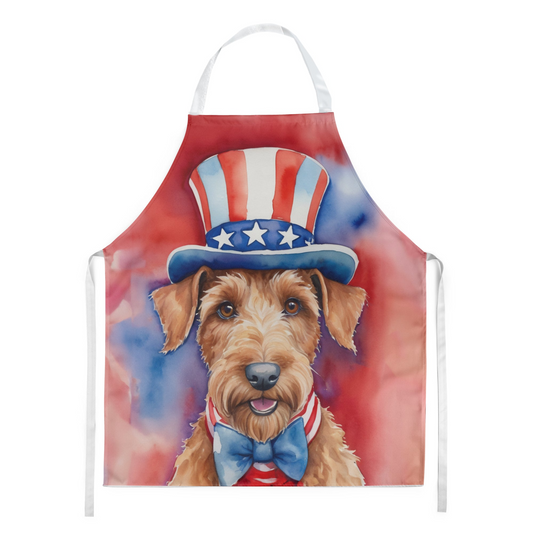 Irish Terrier Patriotic American Apron