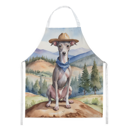 Italian Greyhound Cowboy Welcome Apron