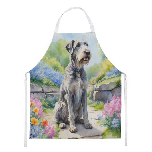 Irish Wolfhound Spring Path Apron