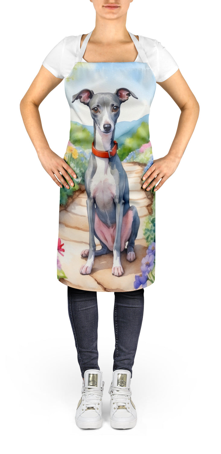 Italian Greyhound Spring Path Apron