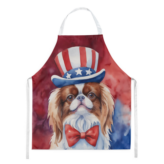 Japanese Chin Patriotic American Apron