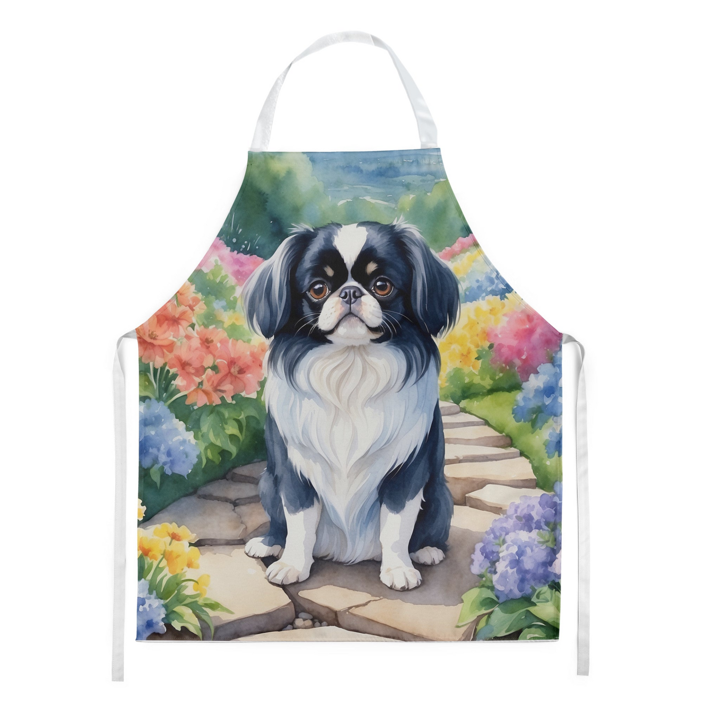 Japanese Chin Spring Path Apron