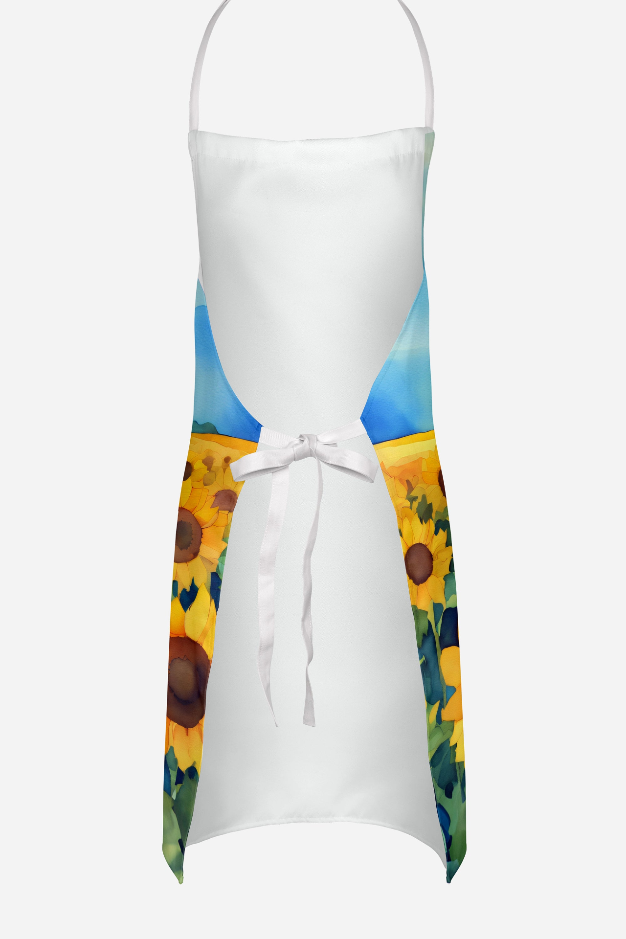 Kansas Sunflowers in Watercolor Apron