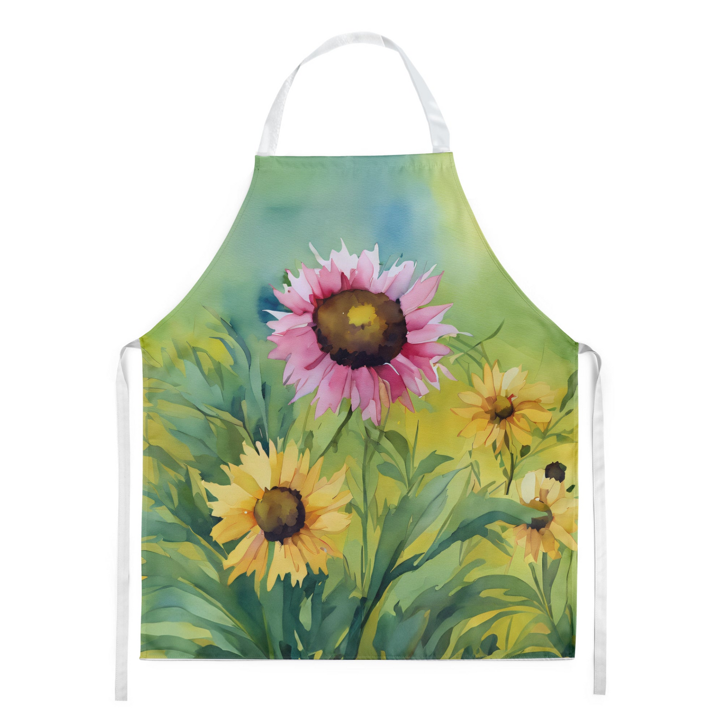 Kentucky Goldenrod in Watercolor Apron