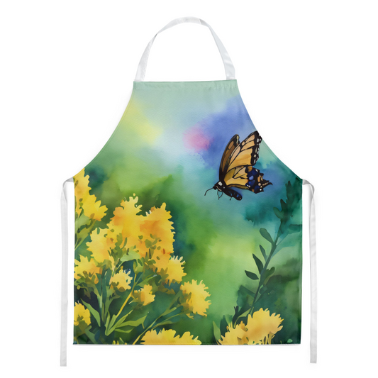 Kentucky Goldenrod in Watercolor Apron