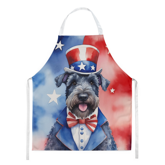 Kerry Blue Terrier Patriotic American Apron