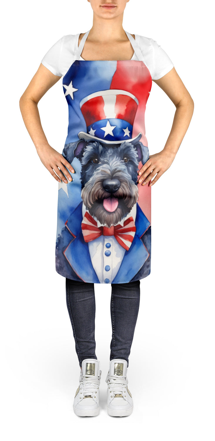 Kerry Blue Terrier Patriotic American Apron