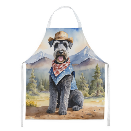 Kerry Blue Terrier Cowboy Welcome Apron