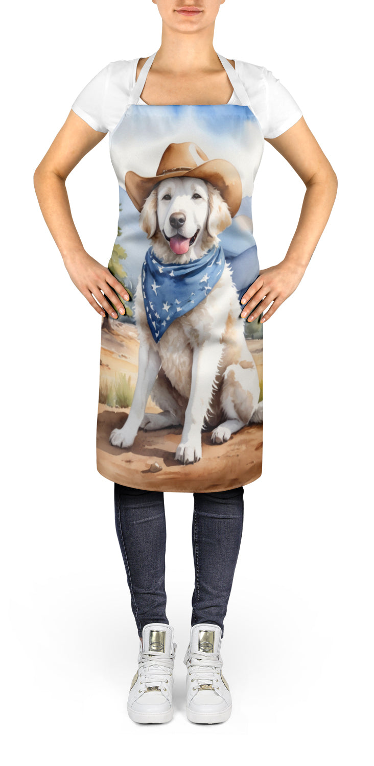 Kuvasz Cowboy Welcome Apron