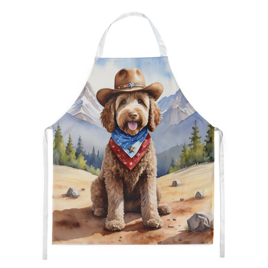 Labradoodle Cowboy Welcome Apron