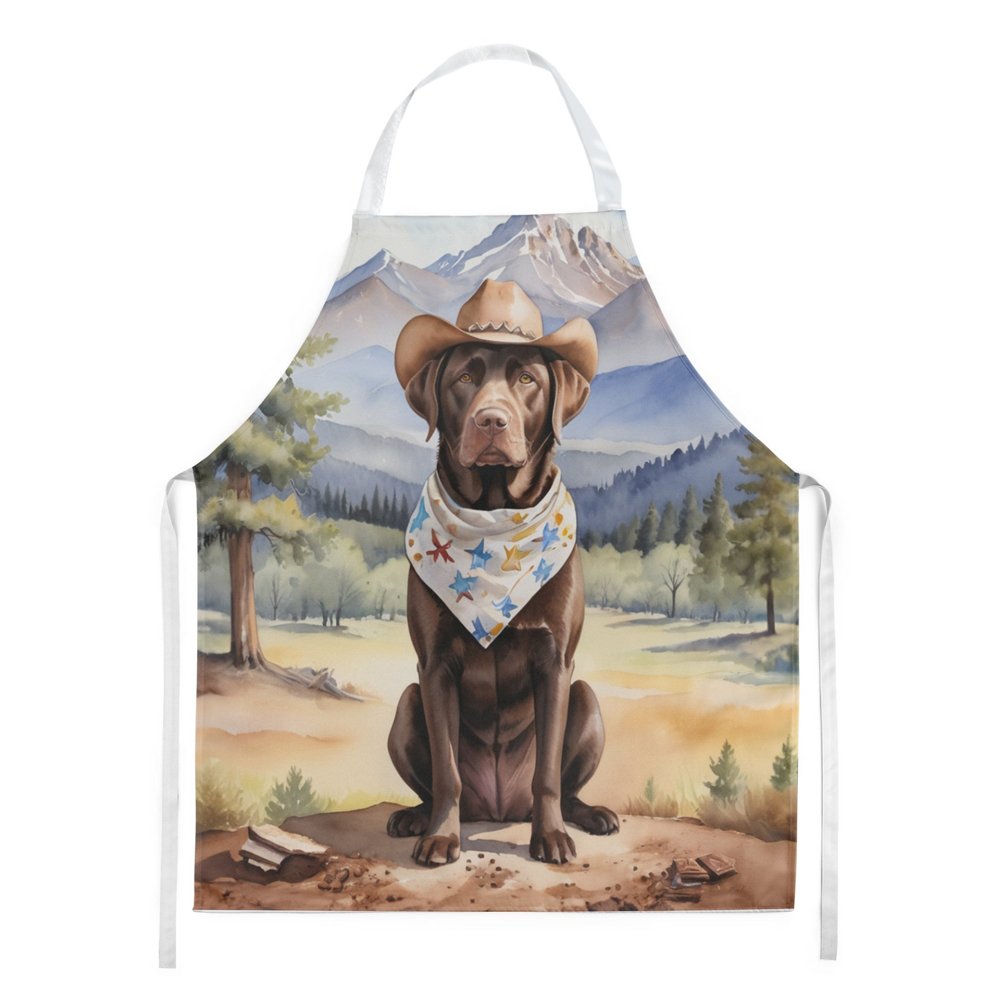 Labrador Retriever Cowboy Welcome Apron