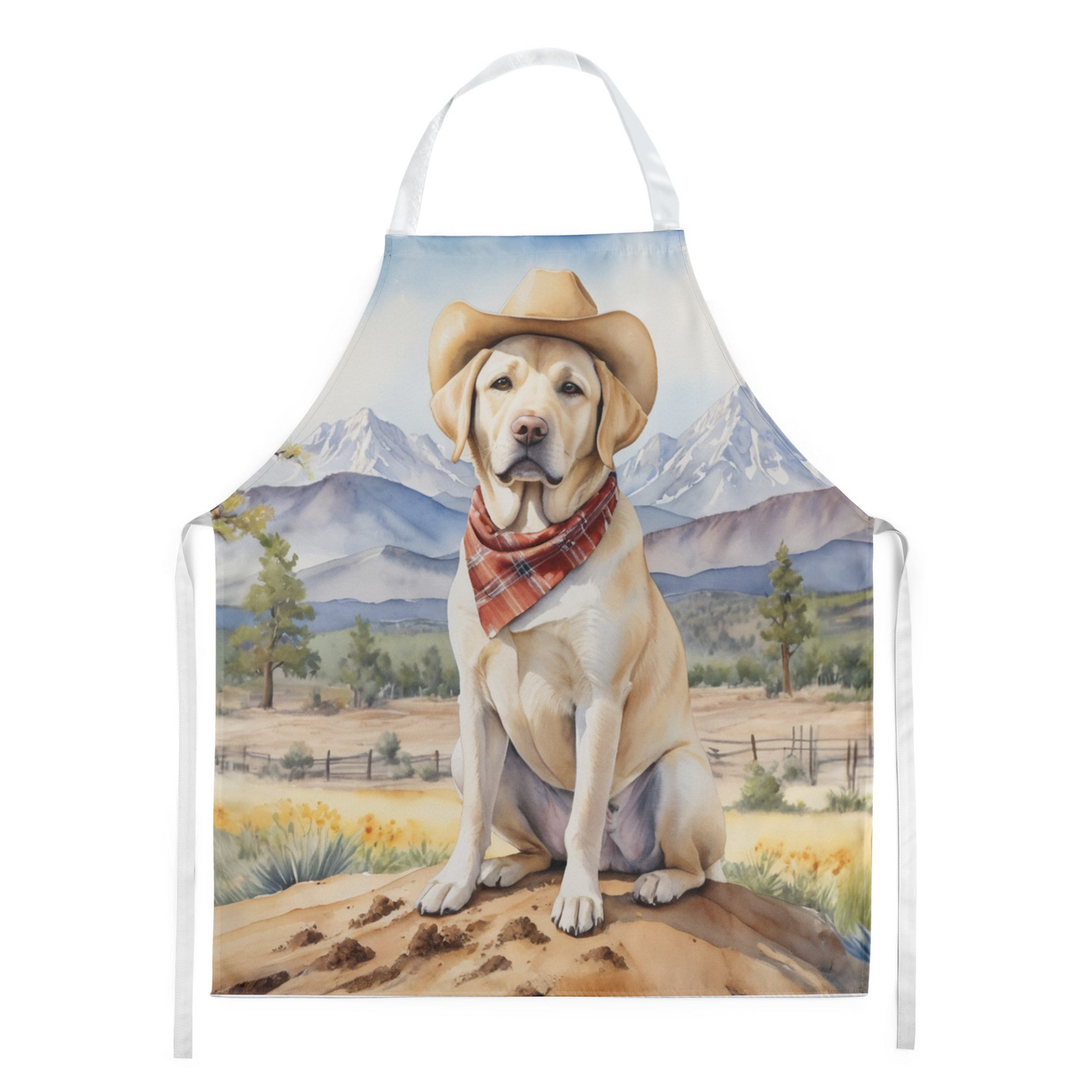 Labrador Retriever Cowboy Welcome Apron