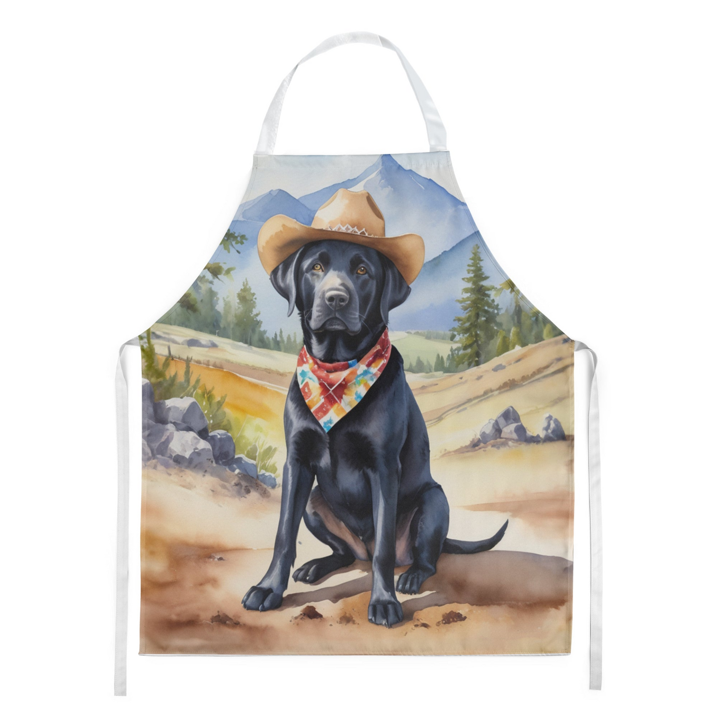 Labrador Retriever Cowboy Welcome Apron