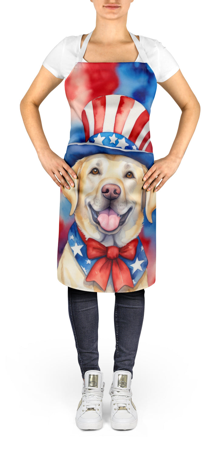 Labrador Retriever Patriotic American Apron