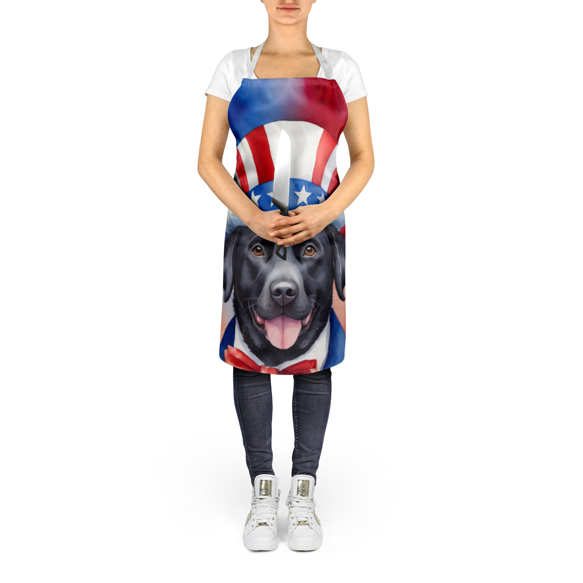 Labrador Retriever Patriotic American Apron