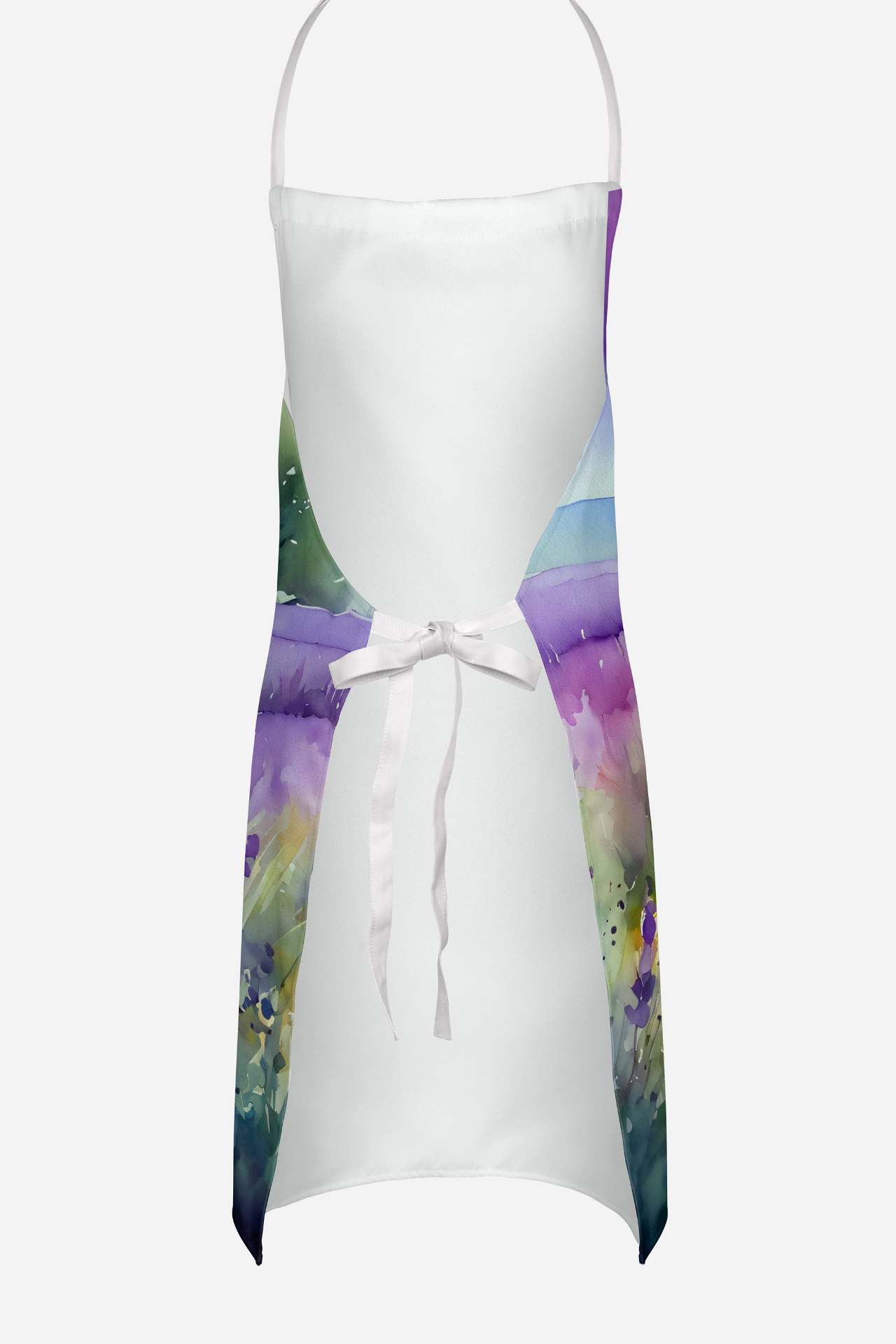 Lavender in Watercolor Apron