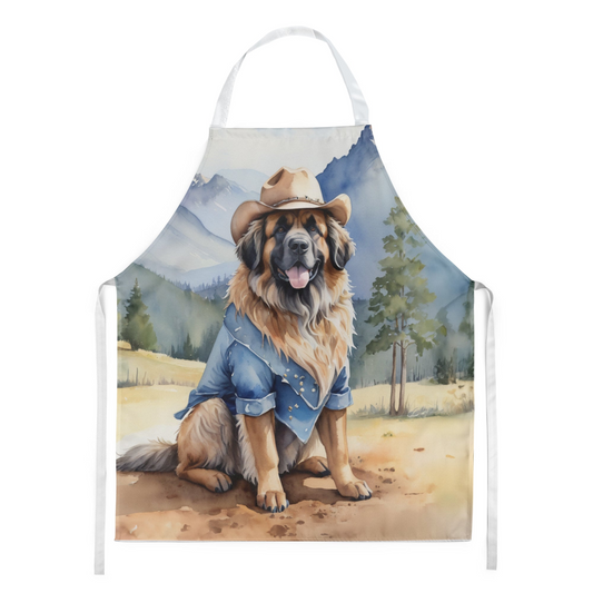 Leonberger Cowboy Welcome Apron