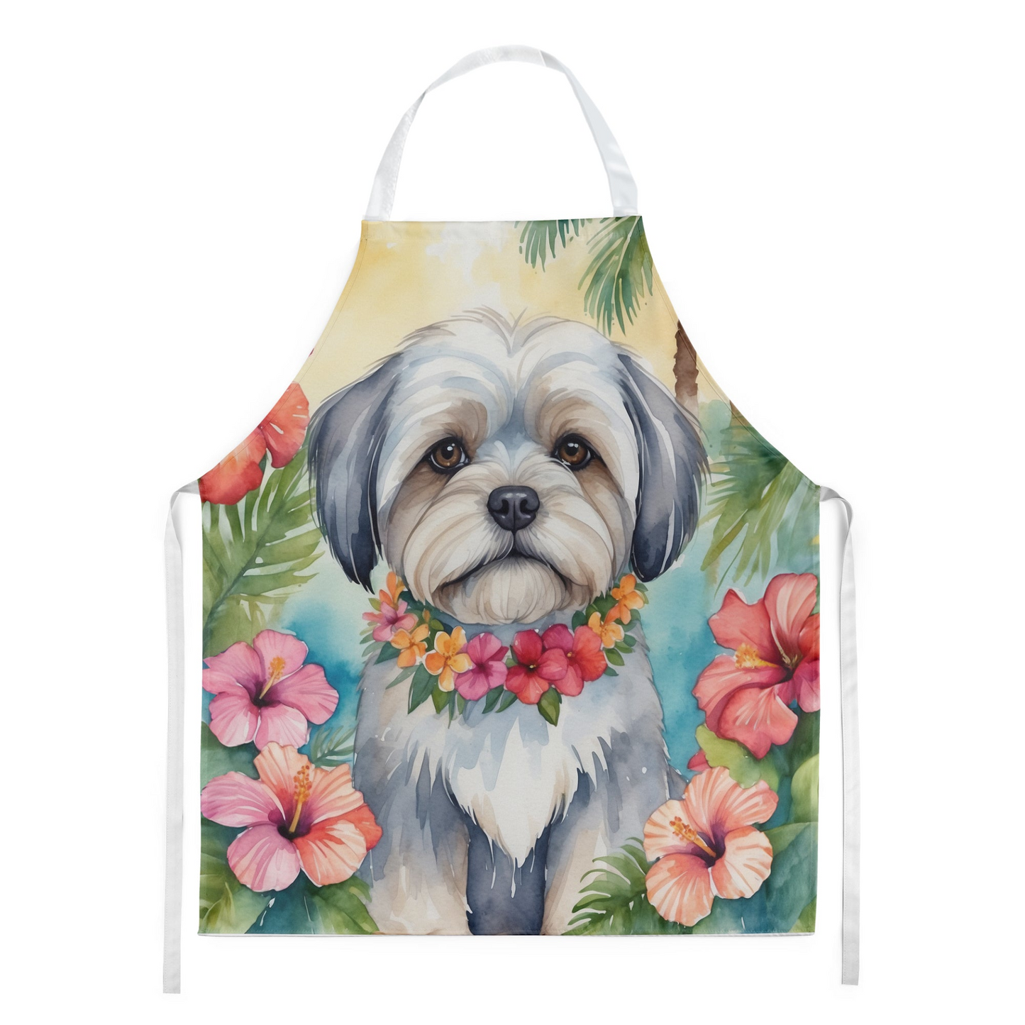 Lhasa Apso Luau Apron