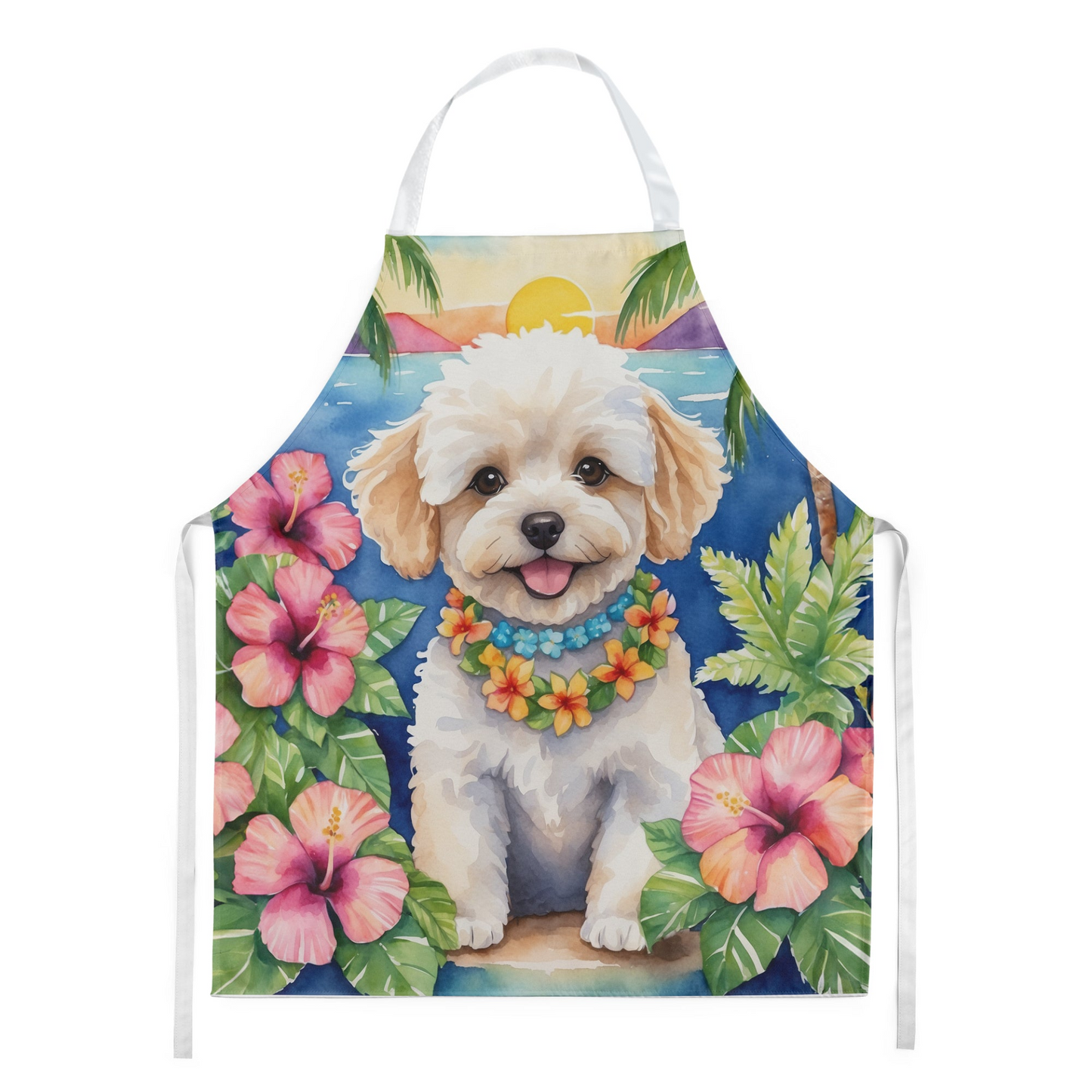 Maltipoo Luau Apron