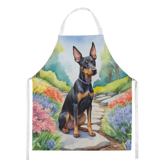 Manchester Terrier Spring Path Apron