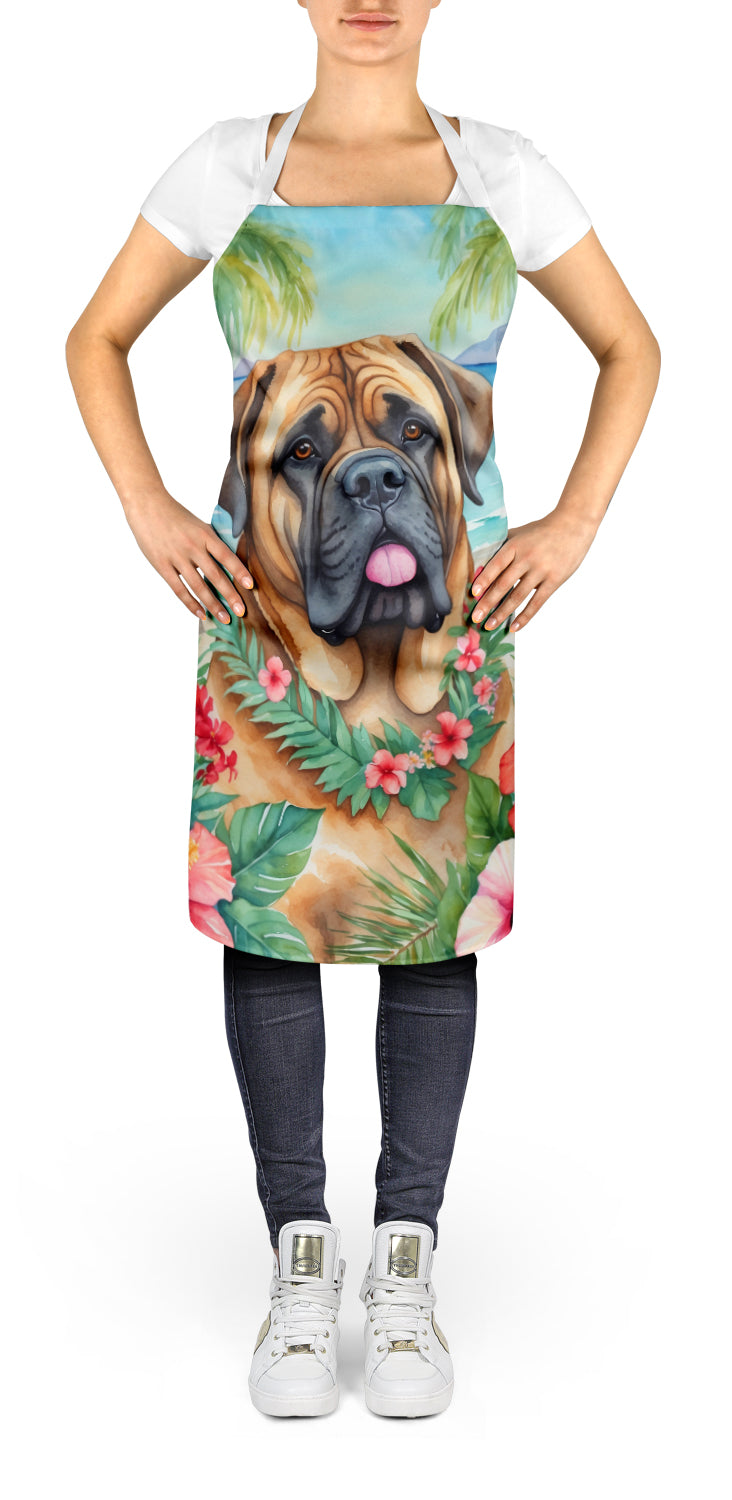 Mastiff Luau Apron