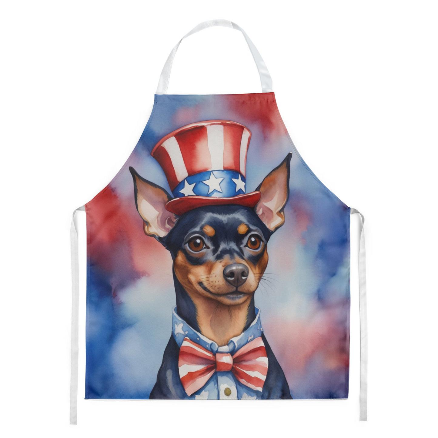 Miniature Pinscher Patriotic American Apron