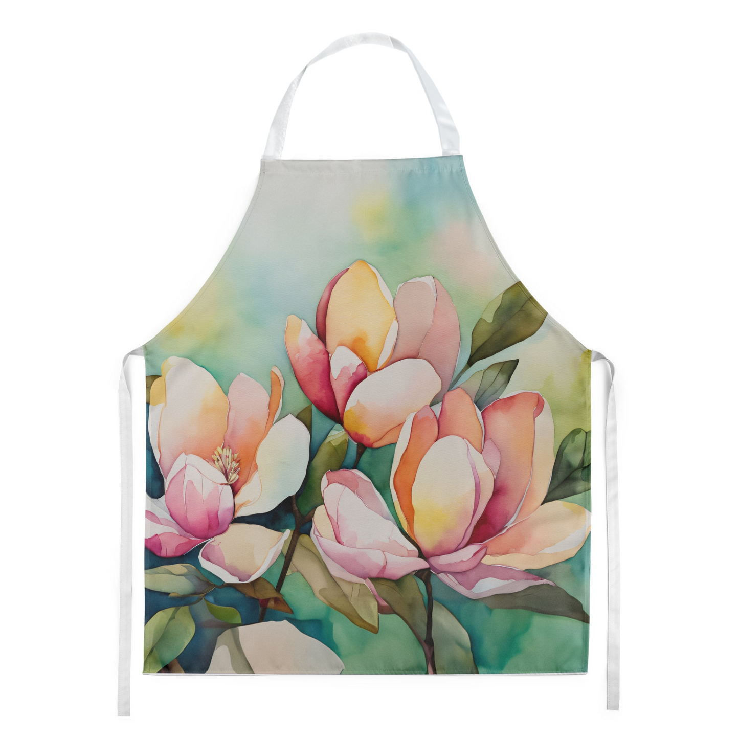 Mississippi Magnolia in Watercolor Apron