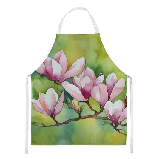 Mississippi Magnolia in Watercolor Apron