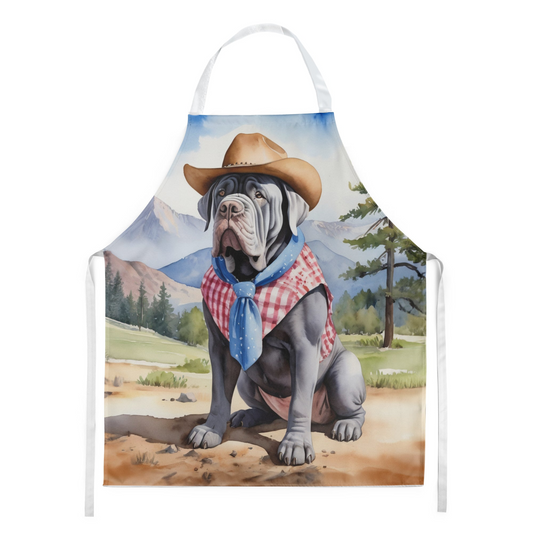 Neapolitan Mastiff Cowboy Welcome Apron