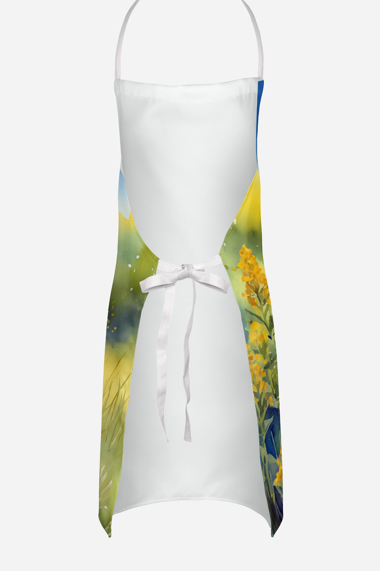 Nebraska Goldenrod in Watercolor Apron