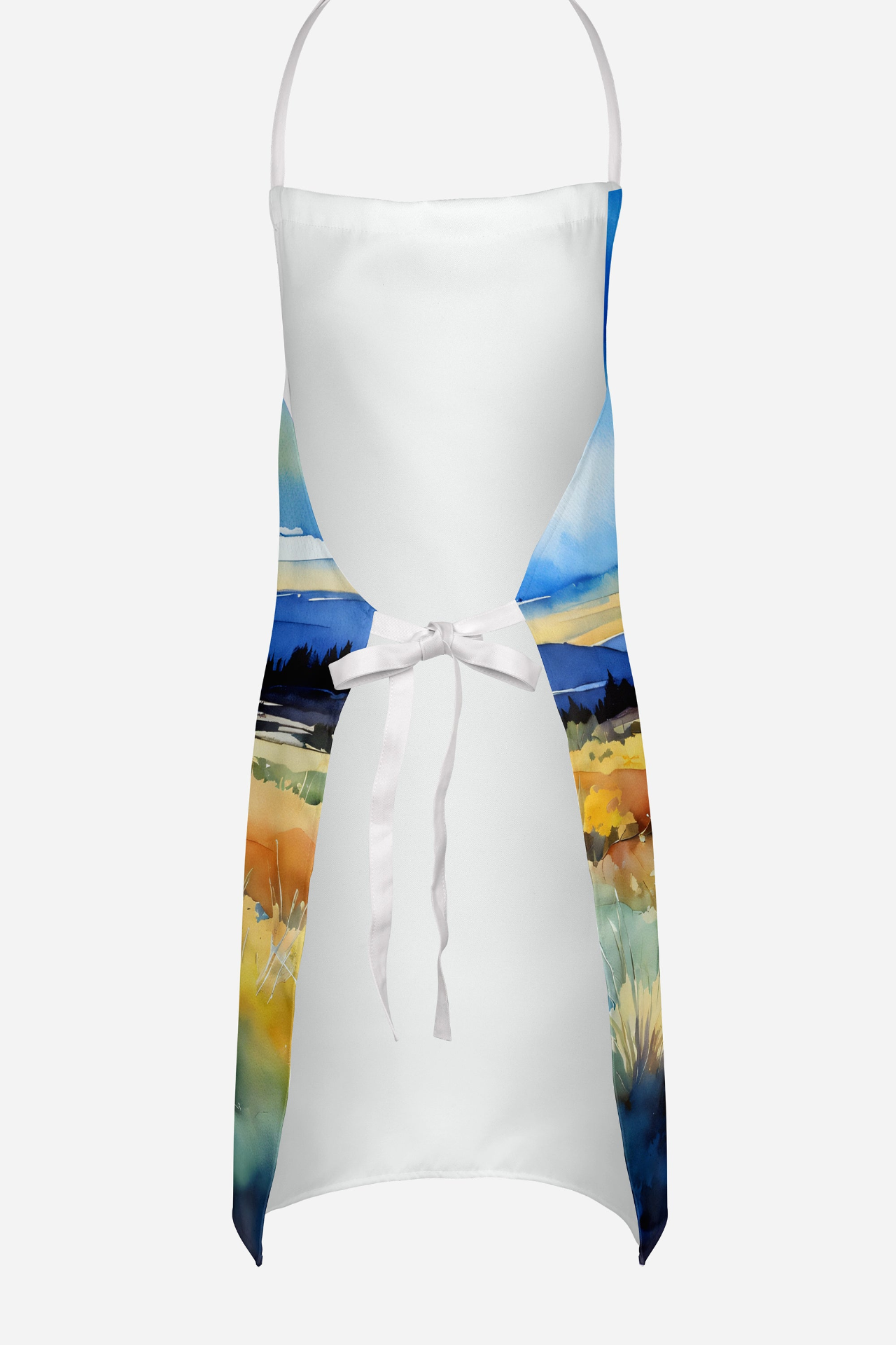 Nevada Sagebrush in Watercolor Apron