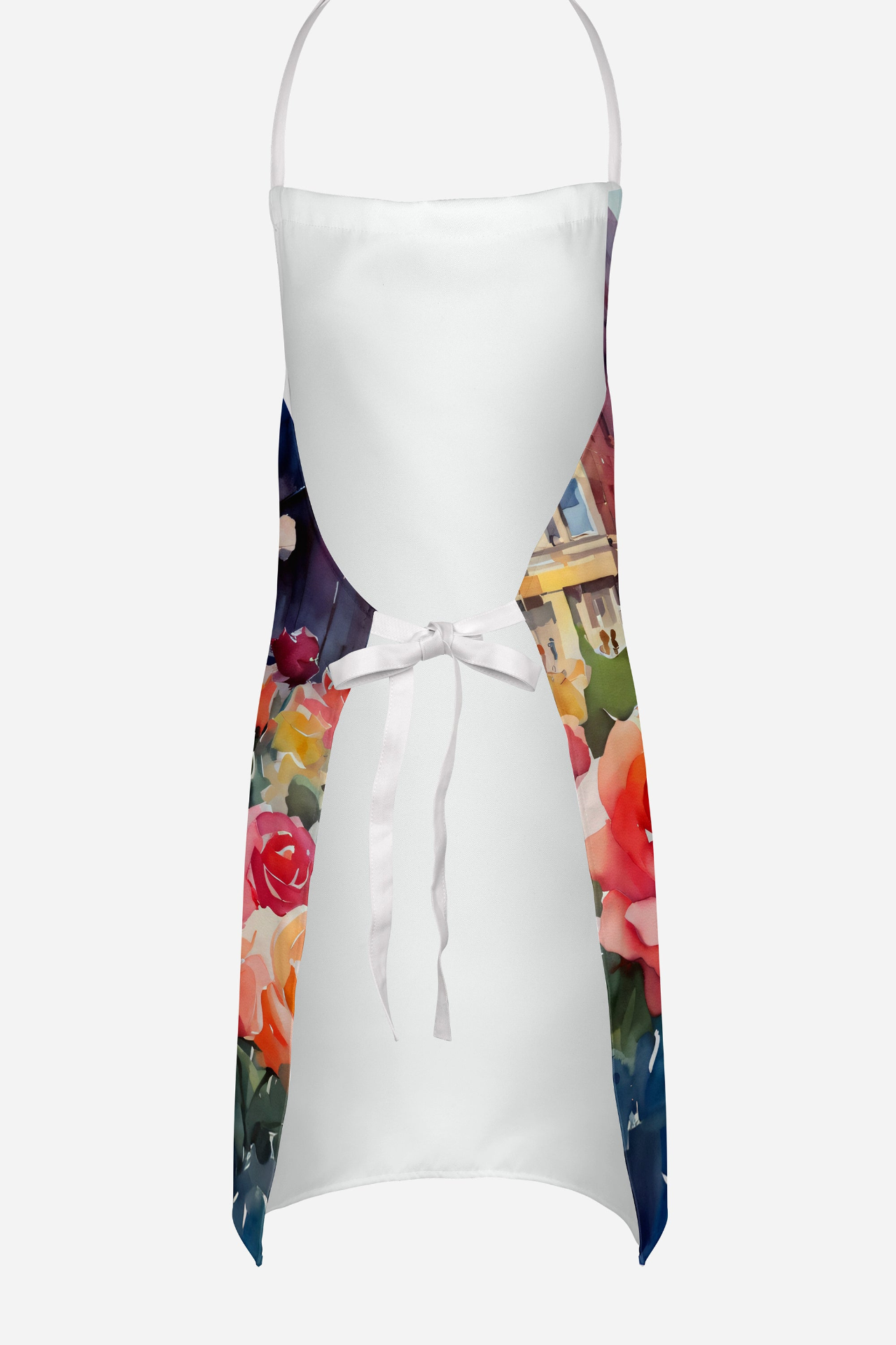 New York Roses in Watercolor Apron