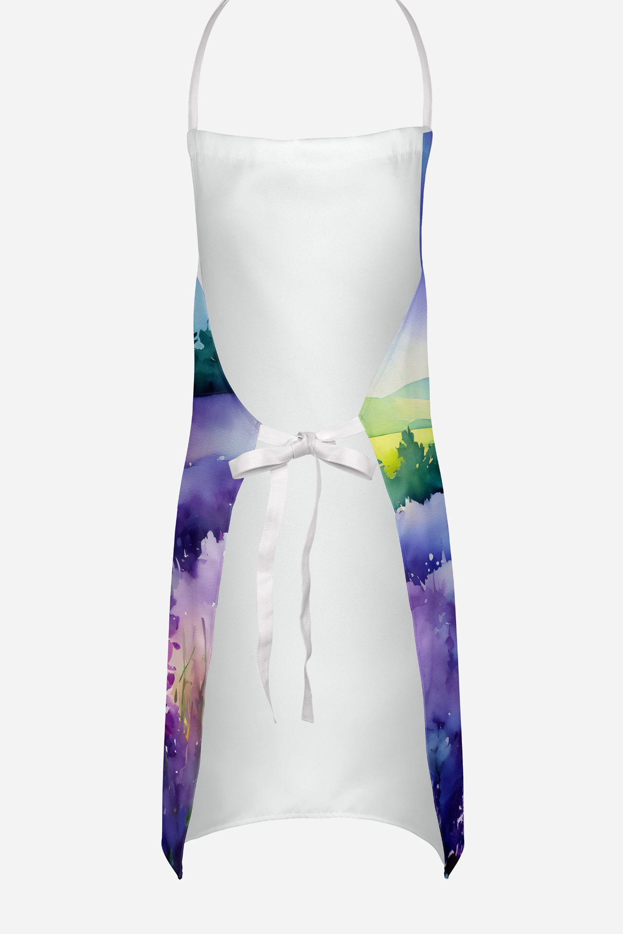 New Hampshire Purple Lilac in Watercolor Apron