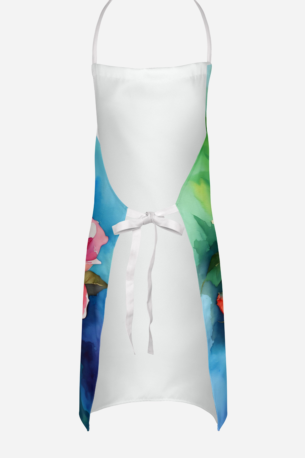 New York Roses in Watercolor Apron