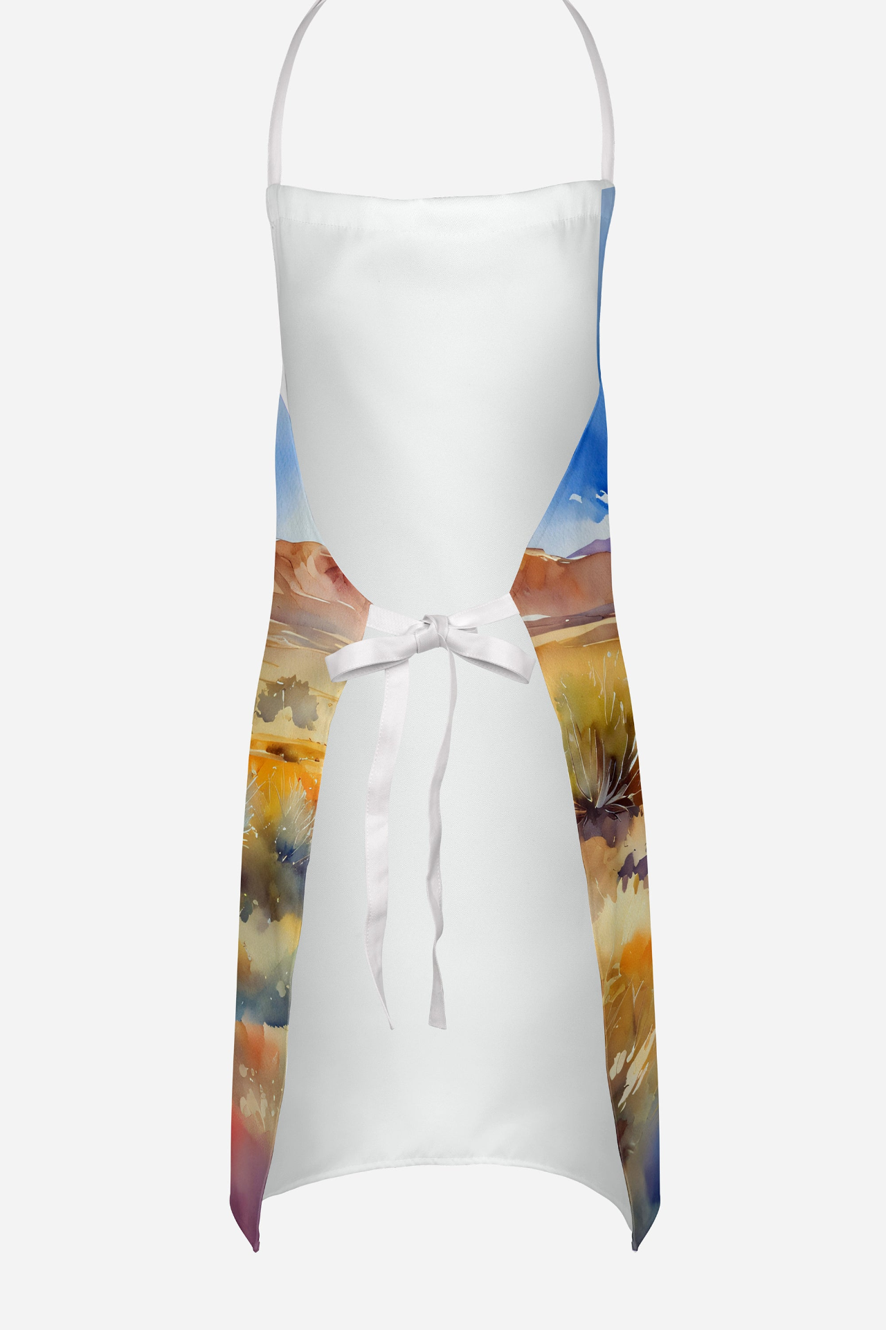 Nevada Sagebrush in Watercolor Apron