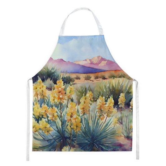 New Mexico Yucca Flower in Watercolor Apron