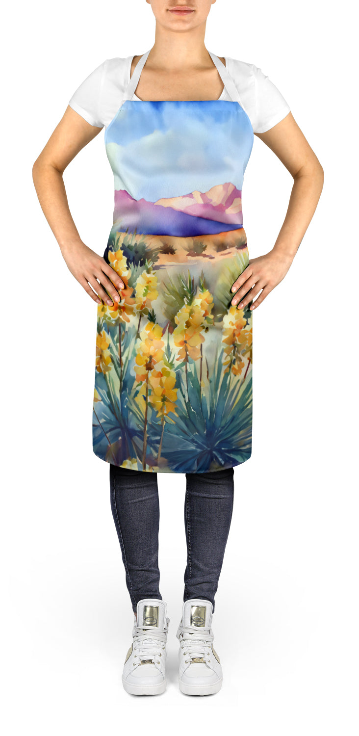 New Mexico Yucca Flower in Watercolor Apron