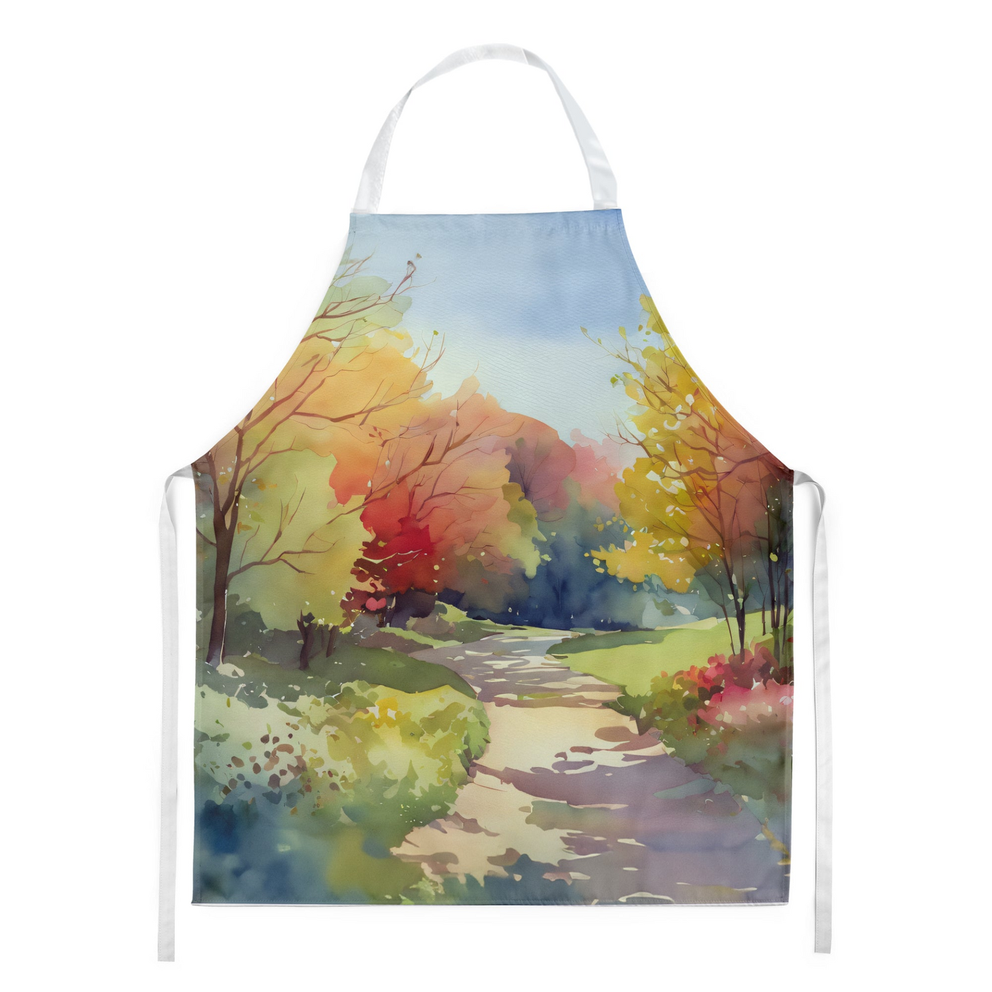 North Carolina Dogwoods in Watercolor Apron