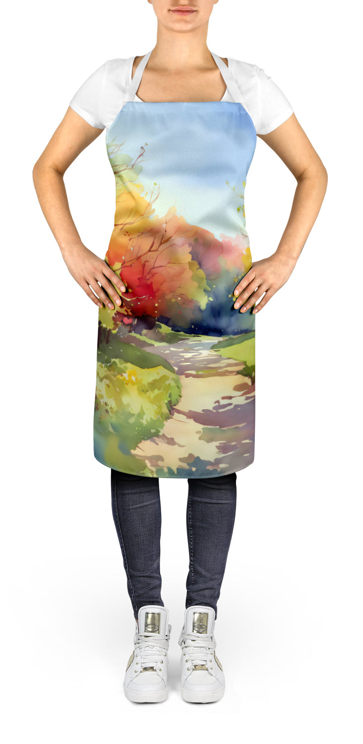 North Carolina Dogwoods in Watercolor Apron