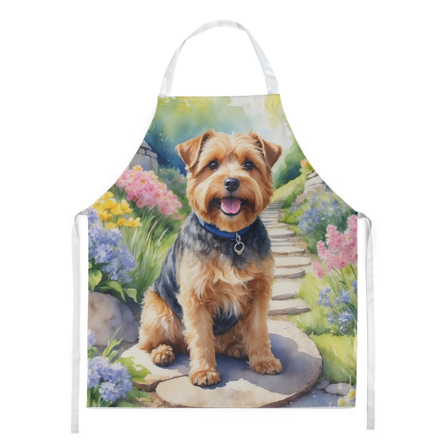 Norfolk Terrier Spring Path Apron