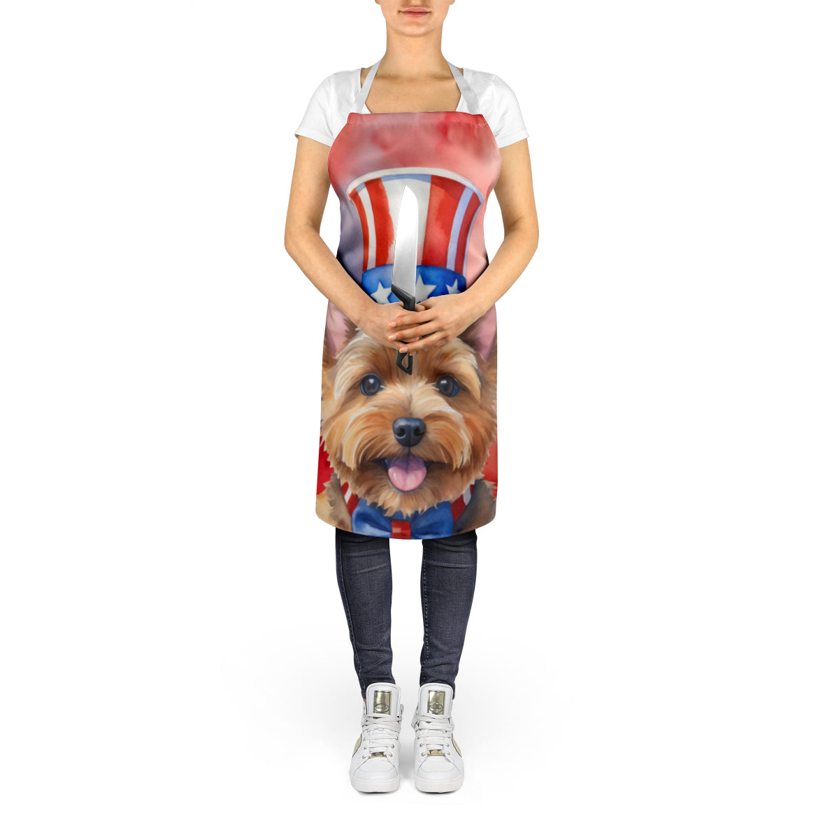 Norwich Terrier Patriotic American Apron