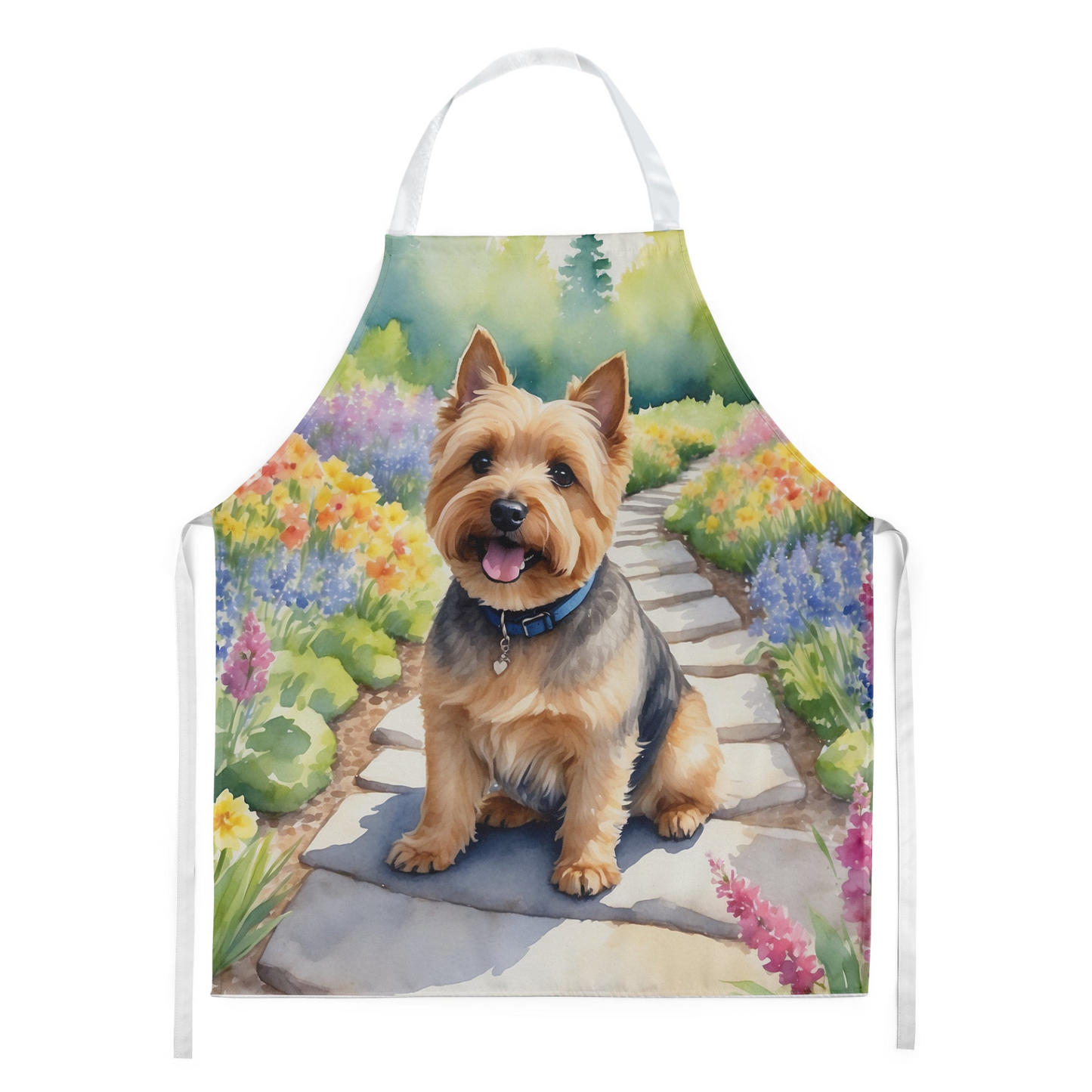 Norwich Terrier Spring Path Apron