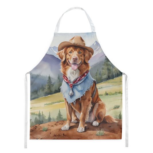 Nova Scotia Duck Tolling Retriever Cowboy Welcome Apron