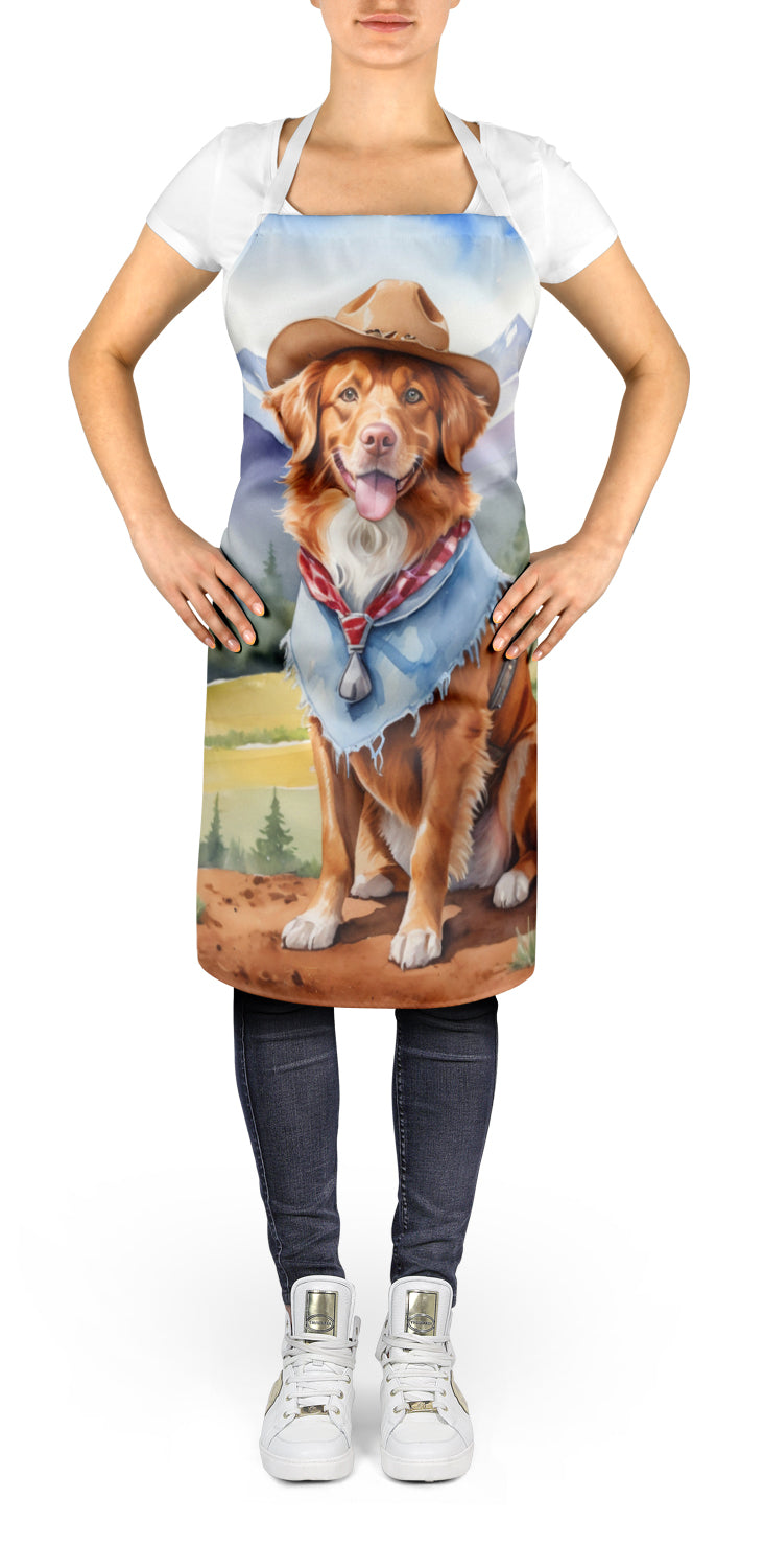 Nova Scotia Duck Tolling Retriever Cowboy Welcome Apron